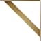 Ekena Millwork Traditional Steel Bracket, Hammered Gold 2"W x 24"D x 24"H BKTM02X24X24TRHGO - alternate 2